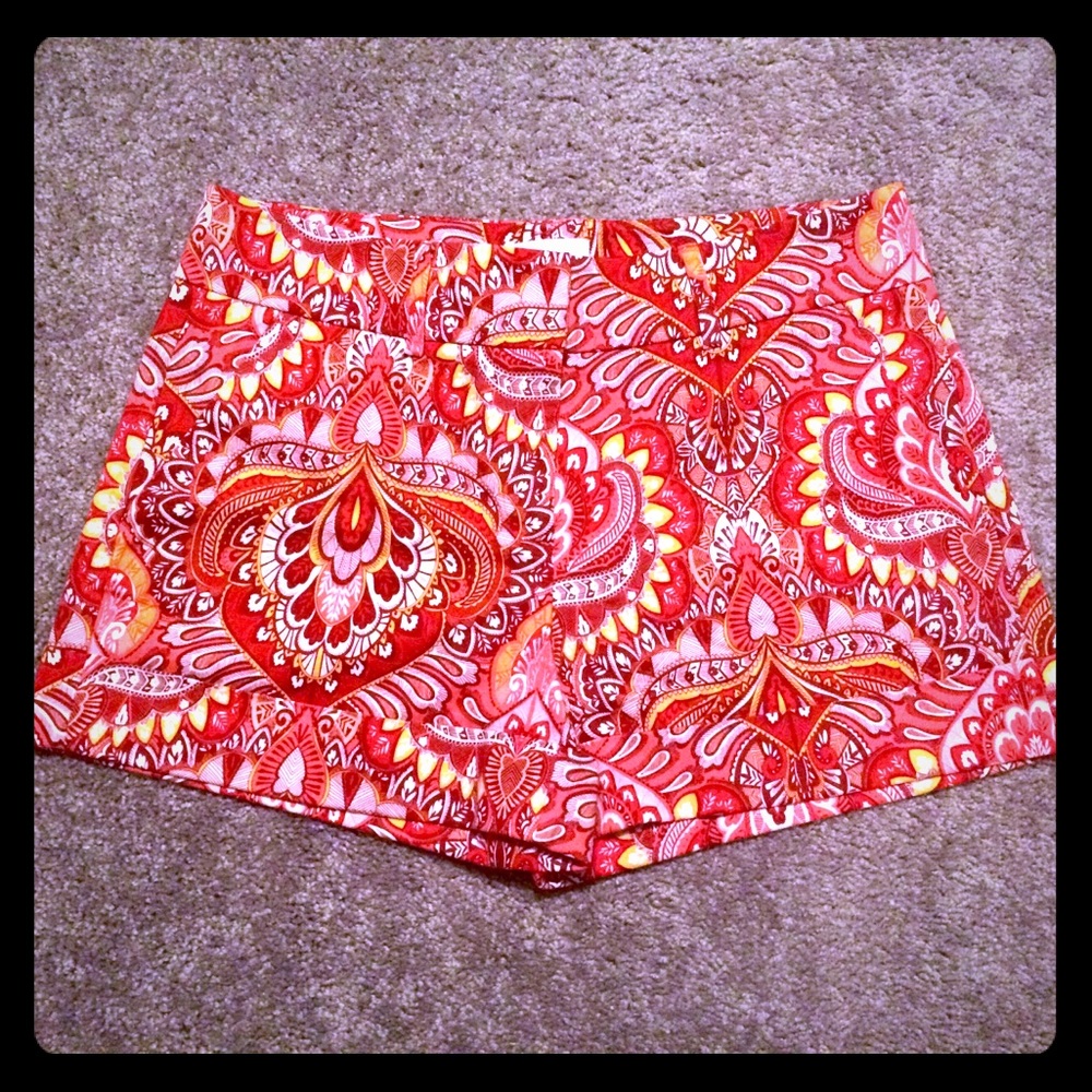 💋NWOT New York & Company Orange Floral Shorts💋